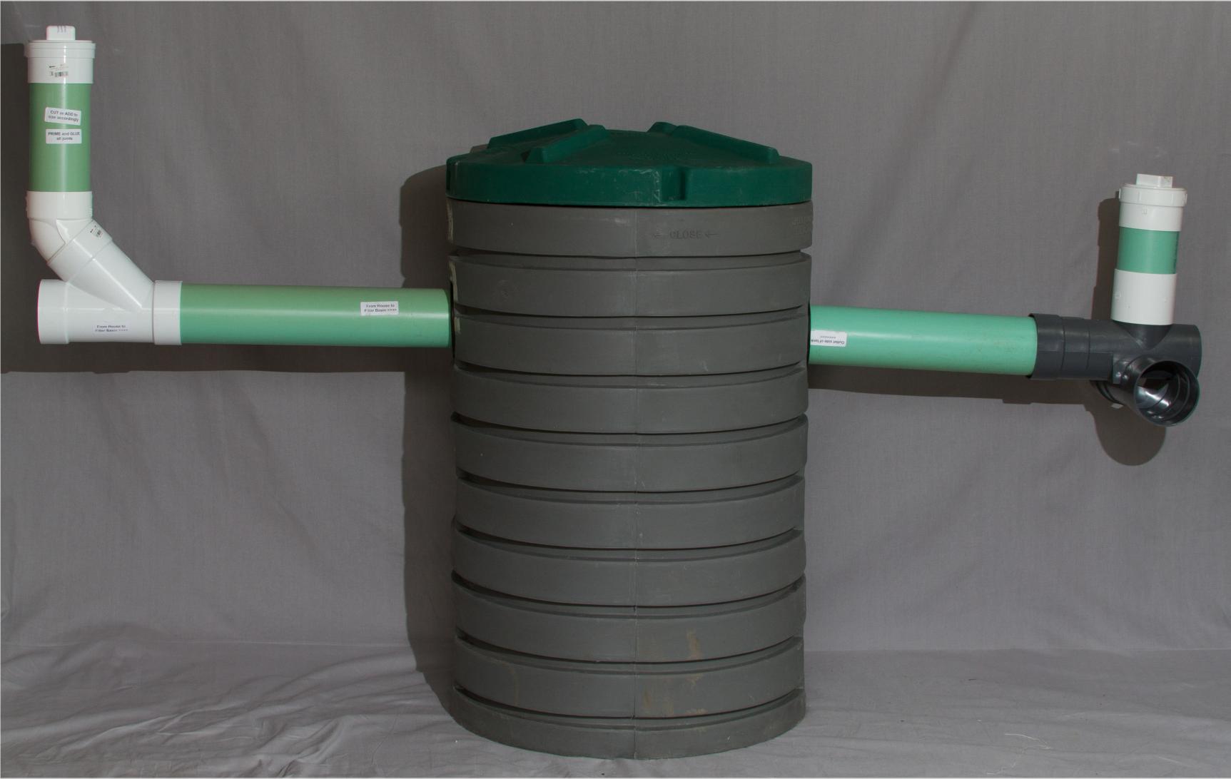 Greywater reuse system particulate sieve filter ...